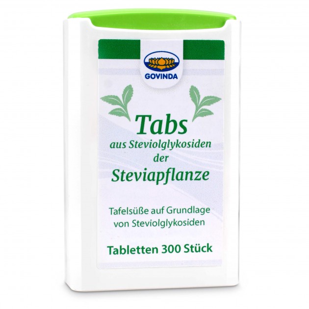 Stevia tabs (organic cultivation), 300 tablets 