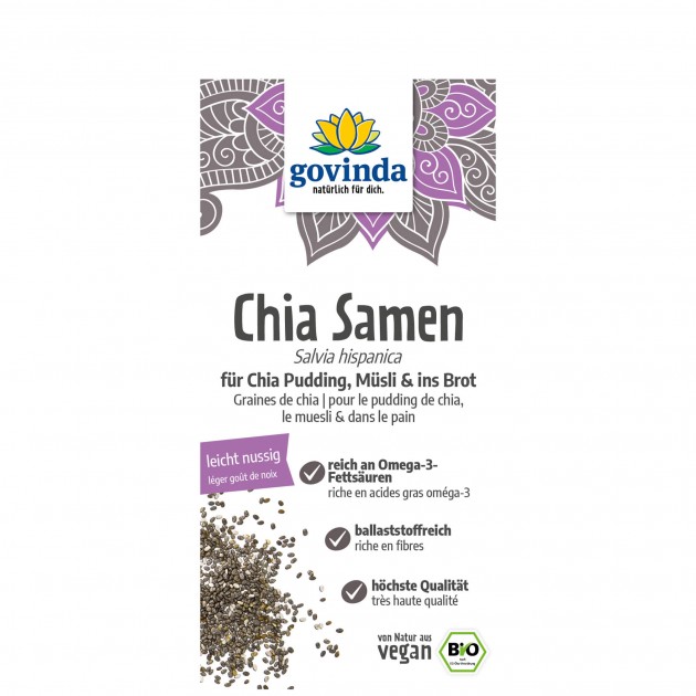 Organic Chia Seeds, 200 g 