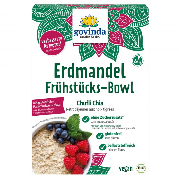Bio Erdmandel-Frühstücks-Bowl "Chufli Chia", 500 g 