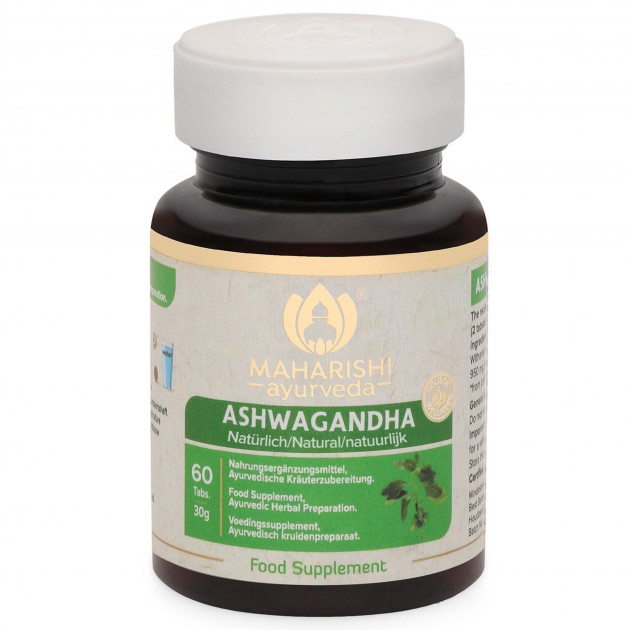 Ashwagandha Natural Tabletten (60 Tabl.), 30 g 