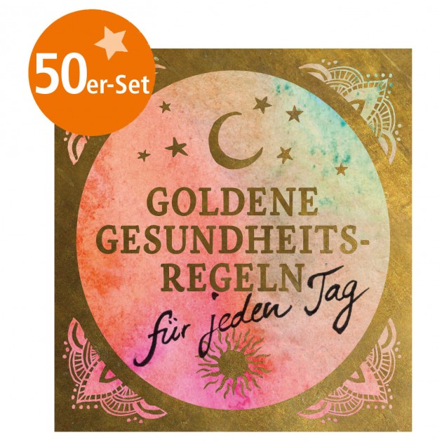 set of 50 Mini Booklet - Golden Health Rules for Every Day 