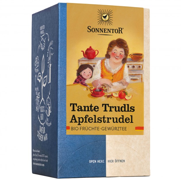 Bio Tante Trudls Apfelstrudel-Tee, 18 x 2,5 g 
