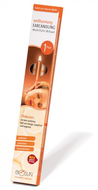 1 pair of ear candles "wellharmony" 