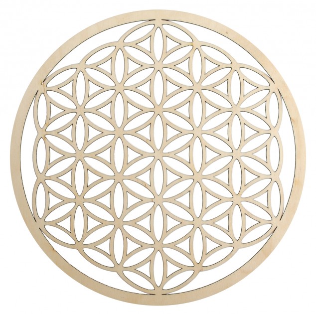 Flower of Life Wooden Wall Decoration 