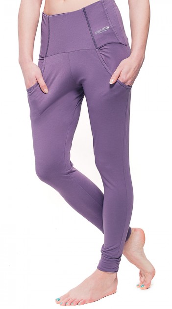 Easy fit fashion Yoga pants - lavender 