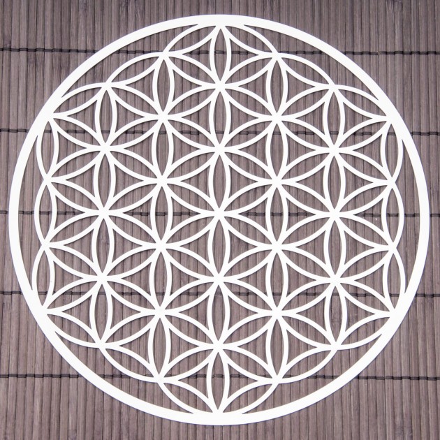 Flower of Life Stainless Steel Wall Decoration 18 cm