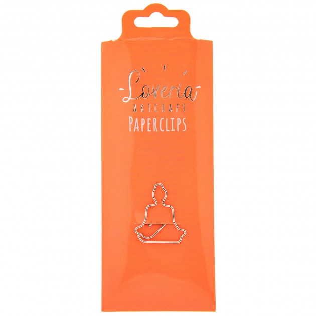 Paperclips Yoga Buddha, 15 Stück 