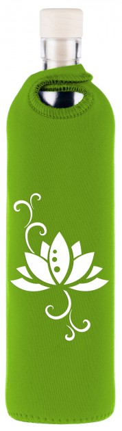 Flaska Trinkflasche NEO DESIGN 0,75 l grün - Lotus