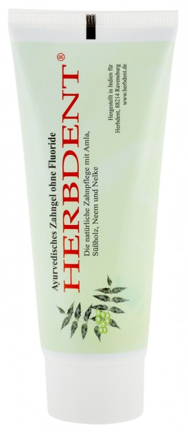Herbdent, Ayurvedic tooth gel without fluorides, 80 ml 