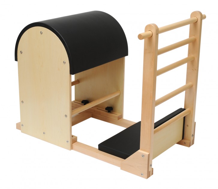 Ladder Barrel - Wood Base - black 