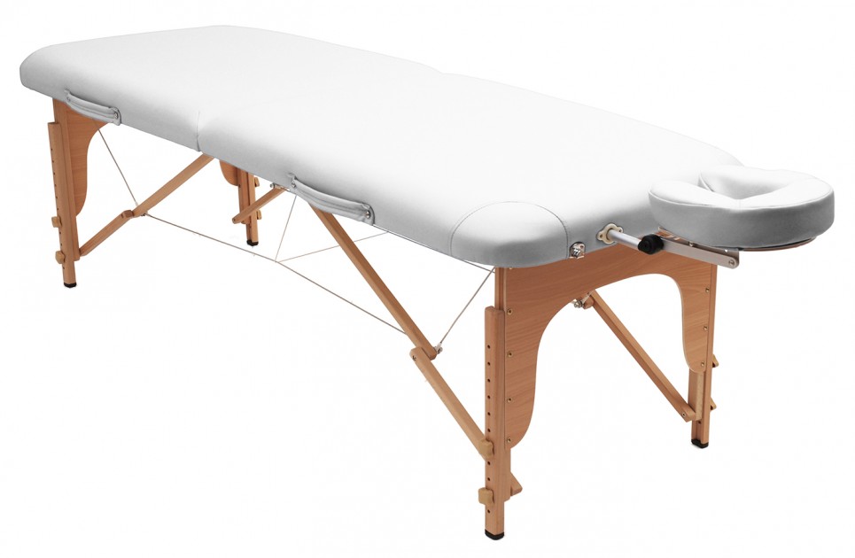 Massage table pro white