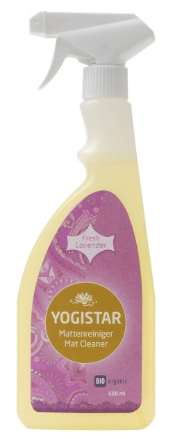 Organic yoga mat cleaner - fresh lavender - 500 ml 