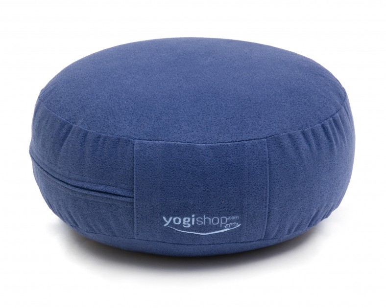 Meditation cushion 'BASICS', round blue