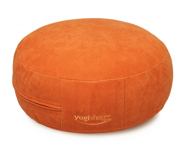 Meditation cushion BASICS, round apricot