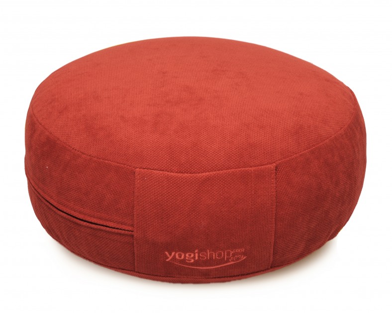 Meditation cushion BASICS, round red