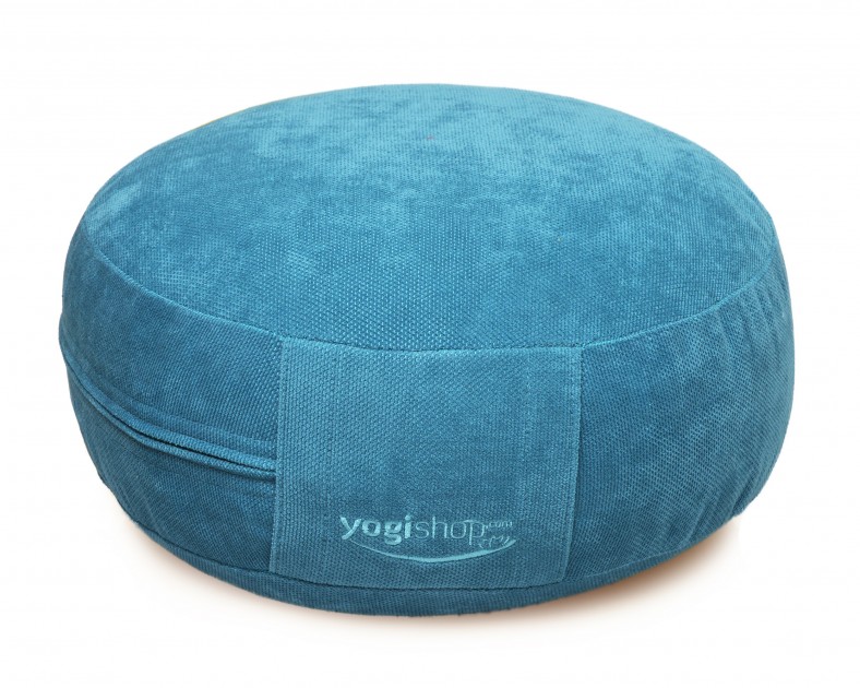Meditation cushion BASICS, round turquoise