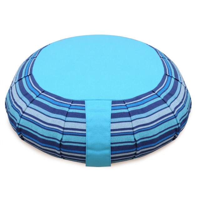 Meditation cushion - round - elements - organic cotton jala