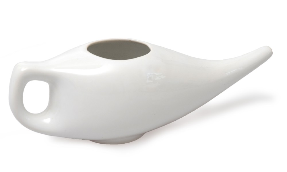 Nasenspülkännchen 180 ml aus Keramik white