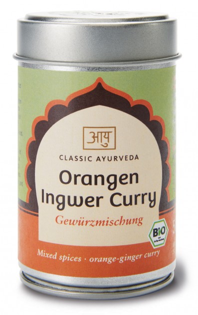 Bio Orangen Ingwer Curry Gewürzmischung, 50 g 