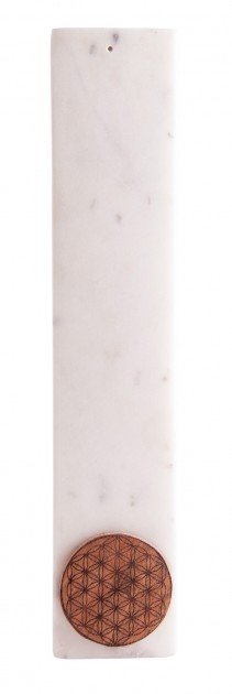 Marmor Räucherstäbchenhalter - Blume des Lebens 