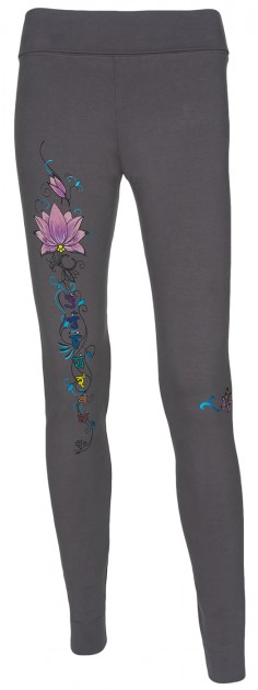 Yoga leggings "Synergy Chakra", grey XS