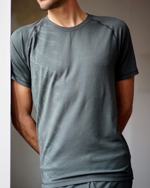Yoga-T-Shirt "Arjun", dark olive 
