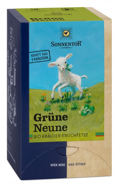 Organic Herbal Fruit Tea Blend "Grüne Neune", 27 g 