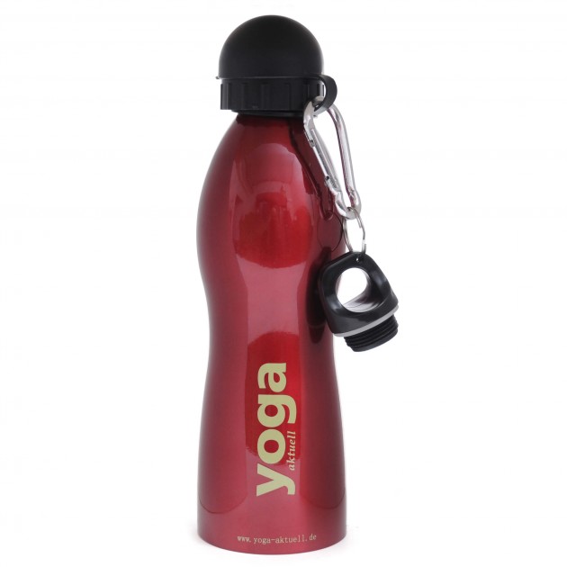 Drinking Bottle Yogibottle Retro - yoga topical, red 