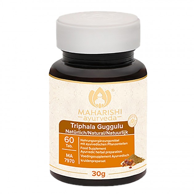 Triphala Guggulu Natural Tabletten, 30 g 