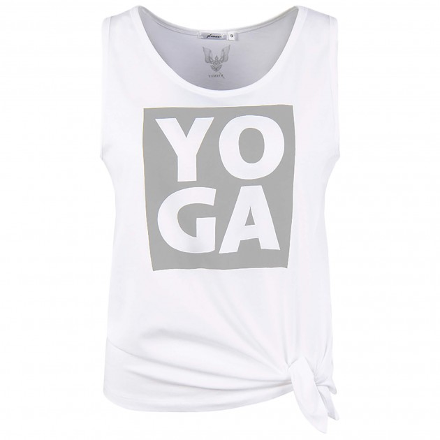 Yoga-Tank Anila Loose Fit - white 