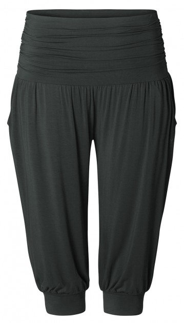 Yoga Curves Collection Wide 7/8 Pants - table grey 