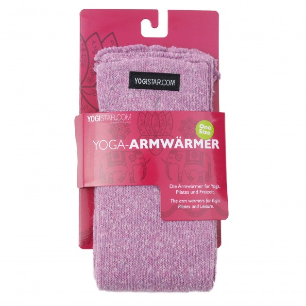 Yoga-Armwärmer rose - Baumwolle