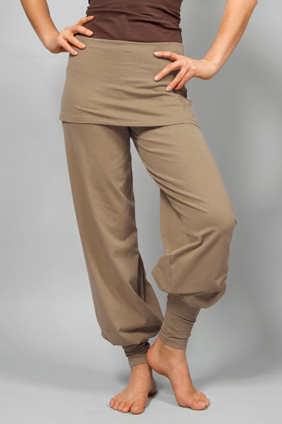 Yoga pants "Sohang" - taupe XL