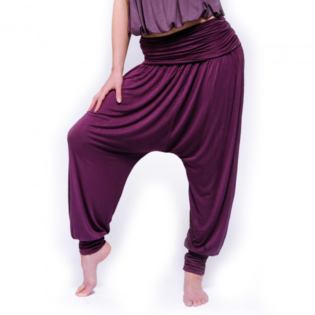 Comfort Flow Yoga Pants - purple M/L