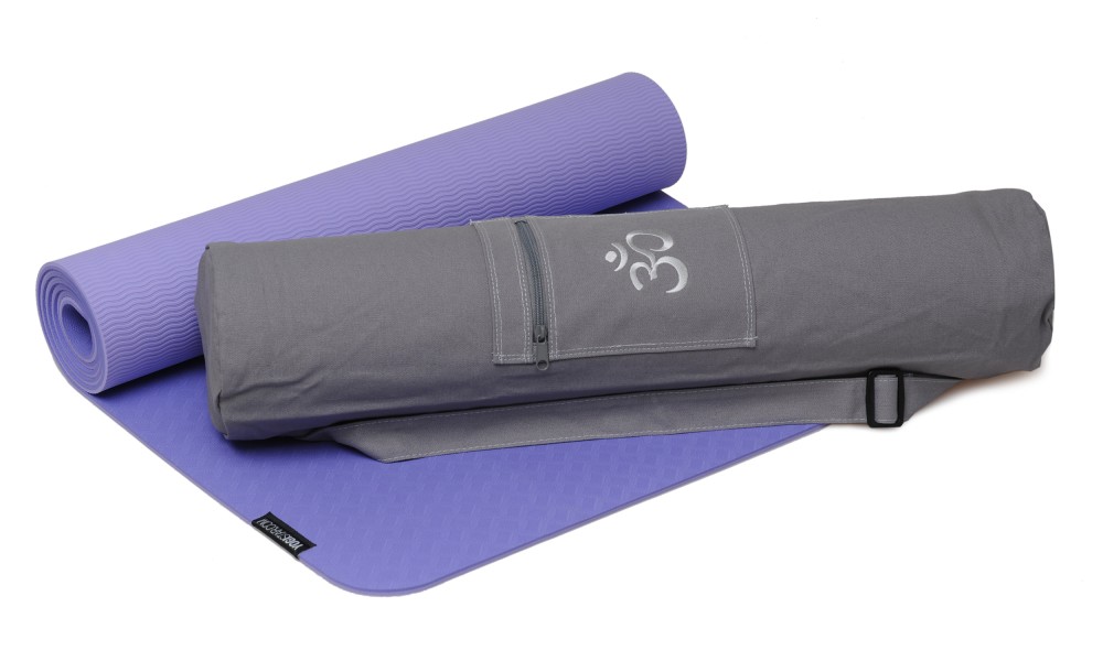 Yoga set Starter Edition - comfort (yoga mat pro + yoga bag OM) violet
