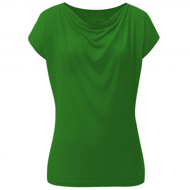 Yoga-Shirt Wasserfall - classic green 