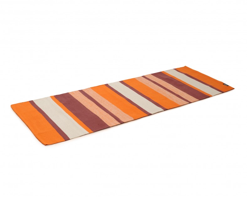 Yoga rug cotton rug - striped desert