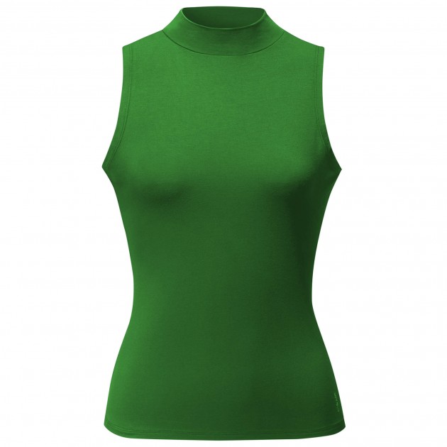 Yoga Top Stand Up Collar - classic green 