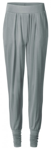 Yoga pants "Cuff" - pearl grey 