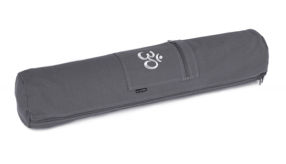 Yogatasche yogibag® basic - zip - cotton - 65 cm - OM  grey