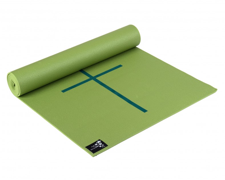 Yoga mat 'Plus - alignment' kiwi