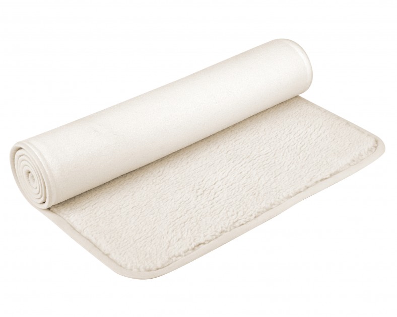 Yoga mat (sheep wool) bordered 75x180cm
