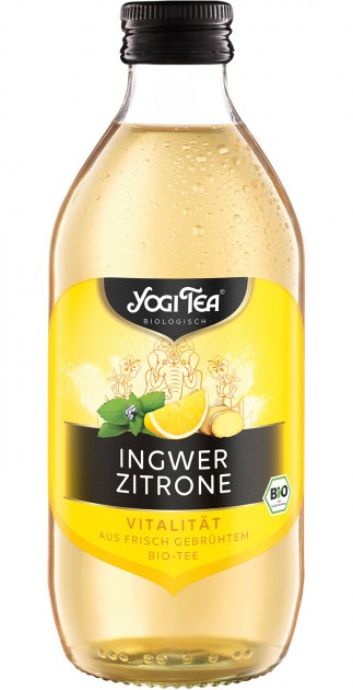 Bio Teekaltgetränk Ingwer Zitrone, 330 ml (inkl. 0,25 € Pfand) 
