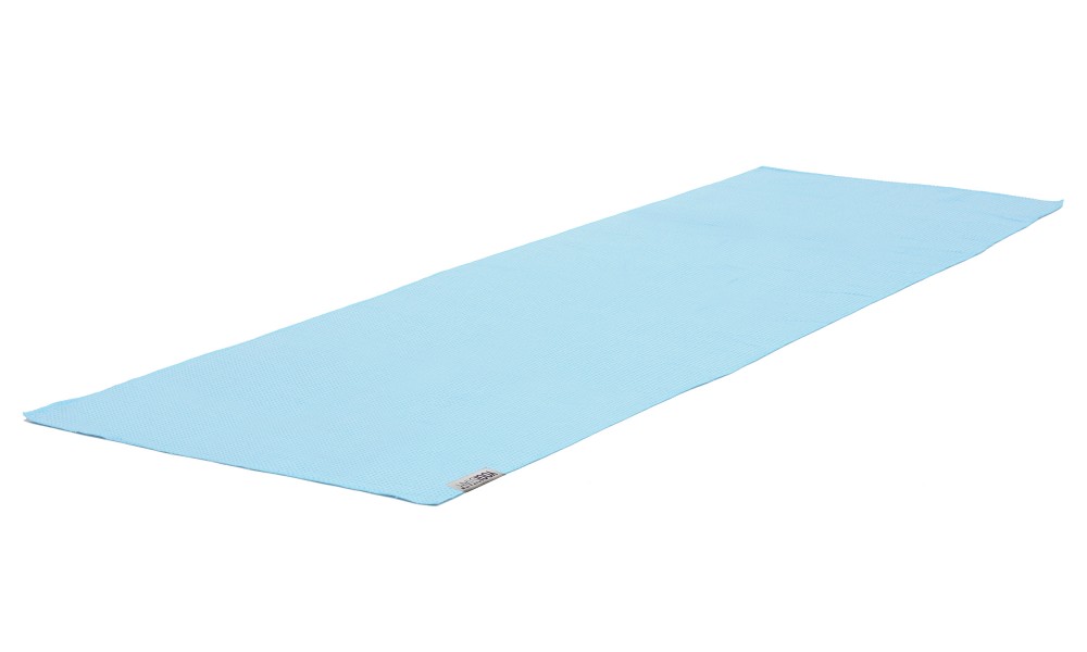 Yoga towel yogitowel® de luxe light blue