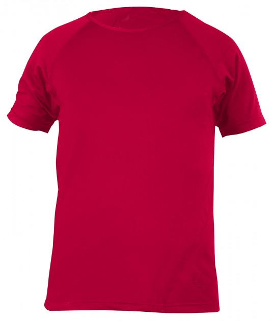 Yoga-T-Shirt - men - chili red L
