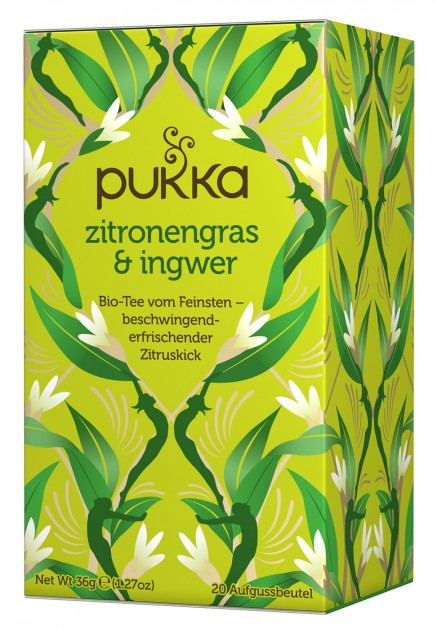 Bio Zitronengras & Ingwer Teemischung, 36 g 