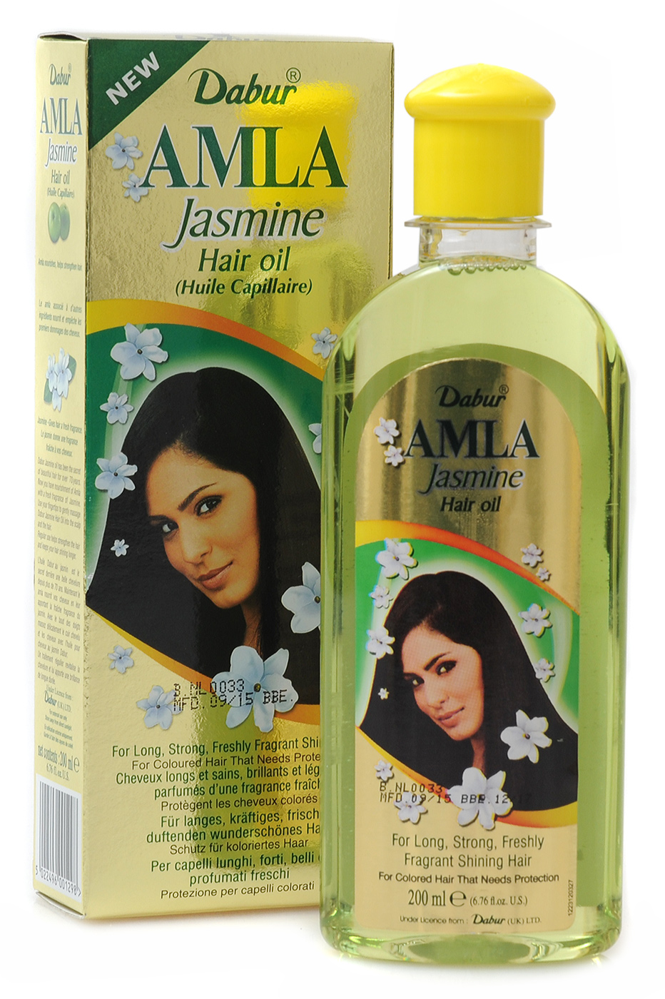 Dabur Amla Jasmine Hair Oil huile capillaire 200ml